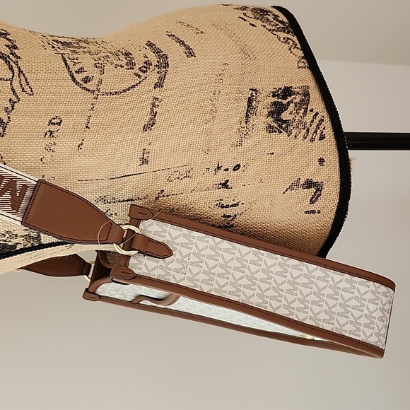Michael Kors Cream and Brown Crossbody Bag - Picture 10 of 14